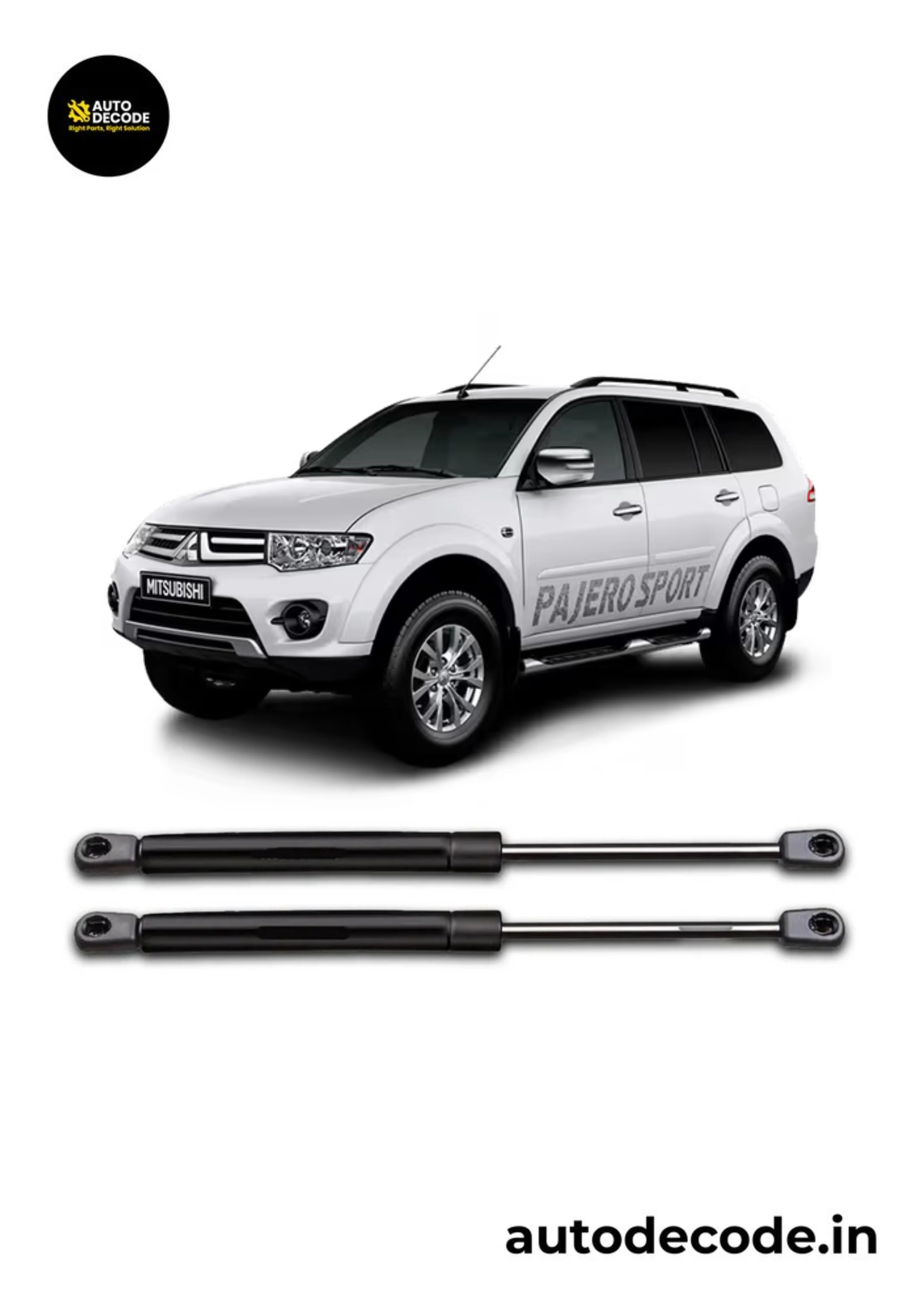 Boot Gas Struts for Mitsubishi Pajero Sport | Dicky Lift Support | Set of 2 - Image 2