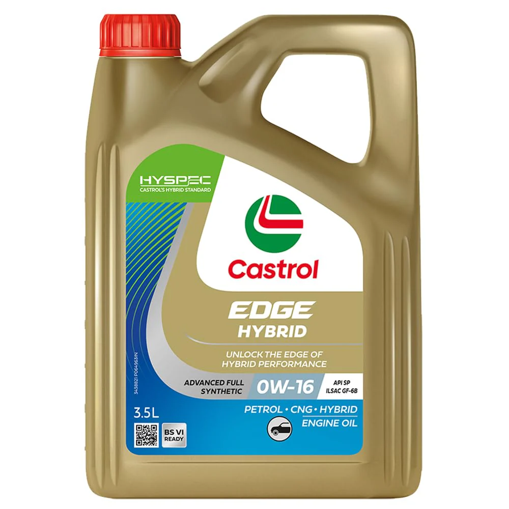 Castrol EDGE Hybrid Advance Fully Synthetic 0W-16 Engine Oil 3.5L