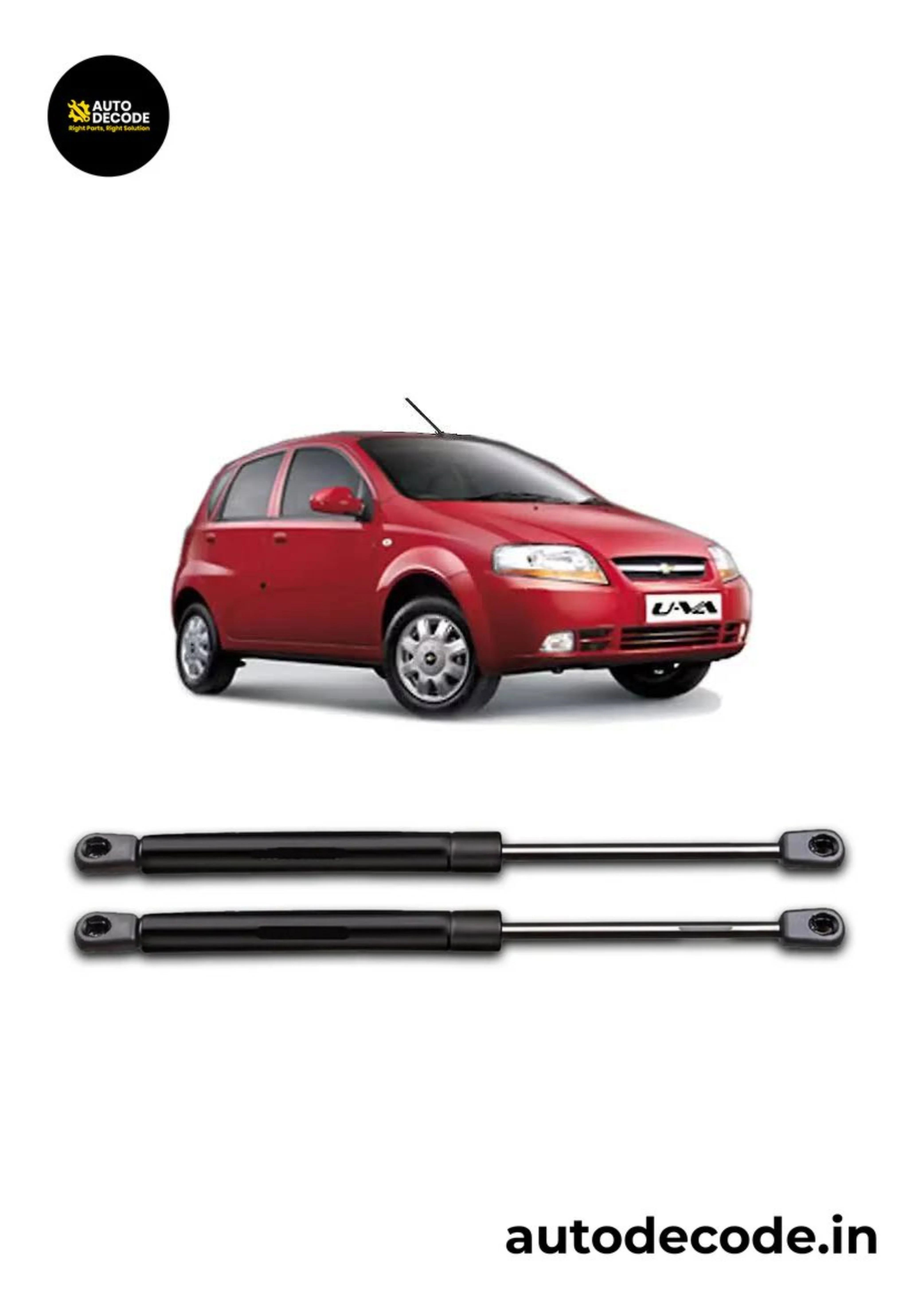 Boot Gas Struts for Chevrolet UVA | Dicky Lift Support | Set of 2 - Image 2