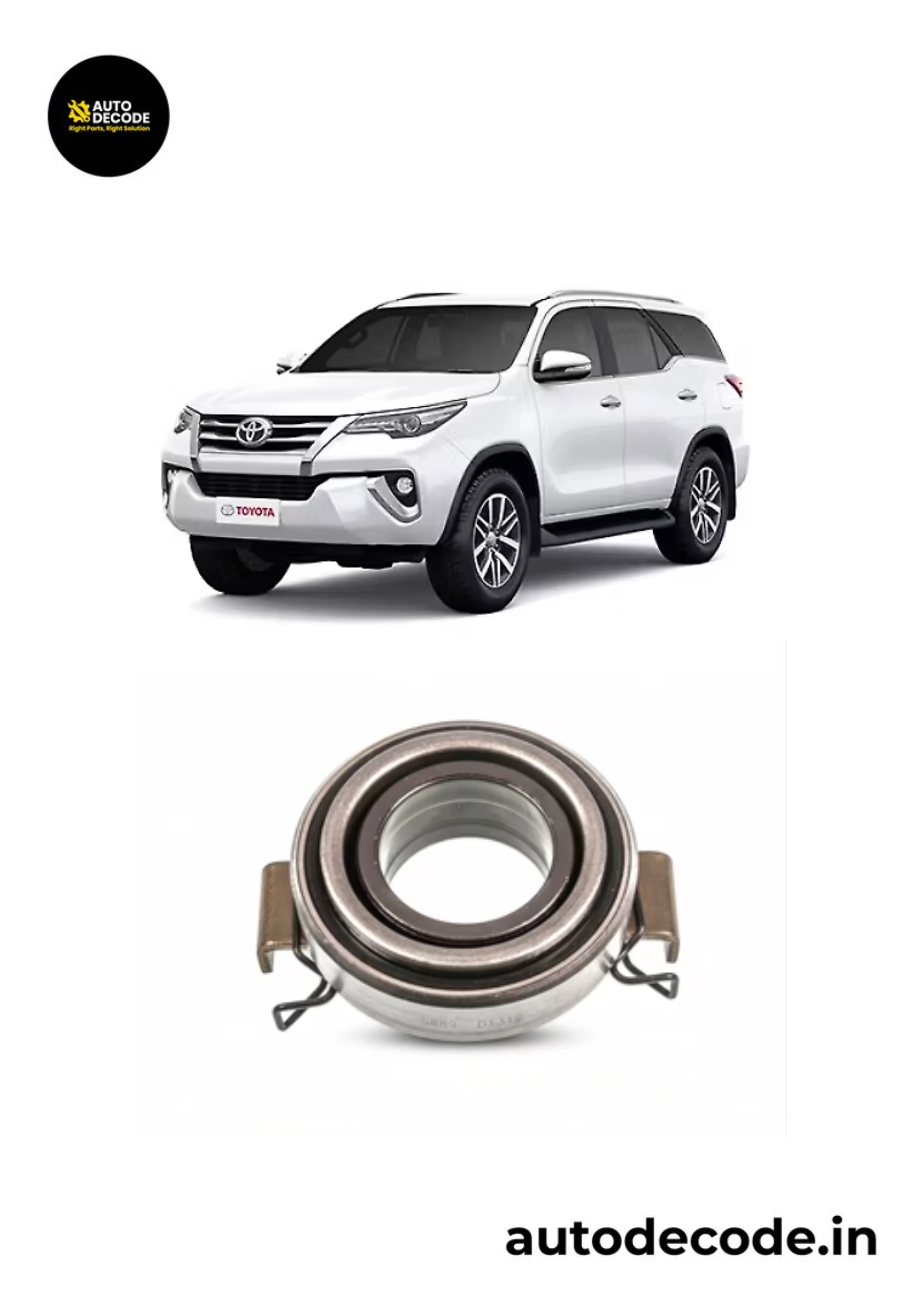 Clutch Bearing for Toyota Fortuner & Innova Crysta | Sachs |