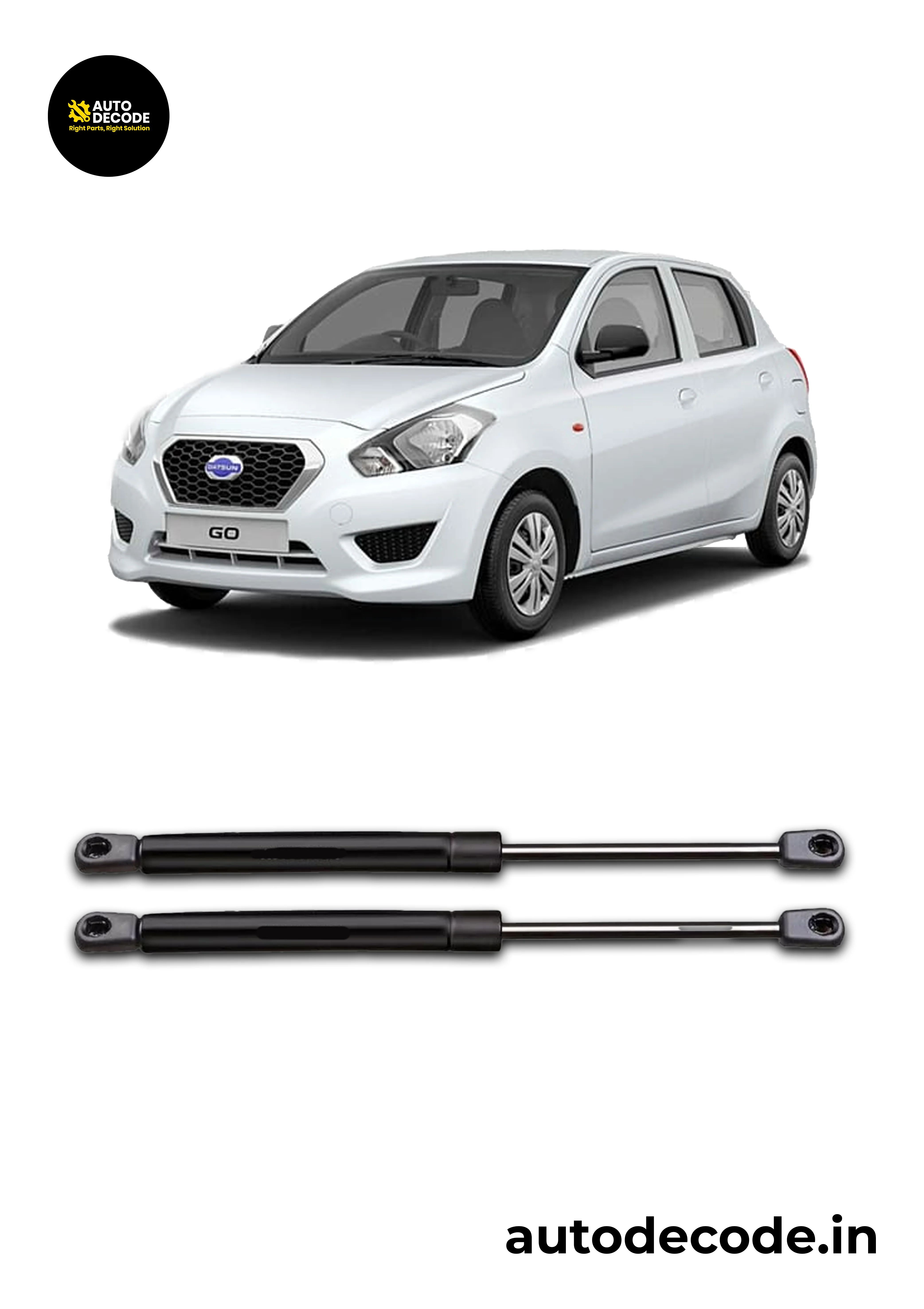 Boot Gas Struts for Datsun GO | Dicky Lift Support | Set of 2 - Image 2