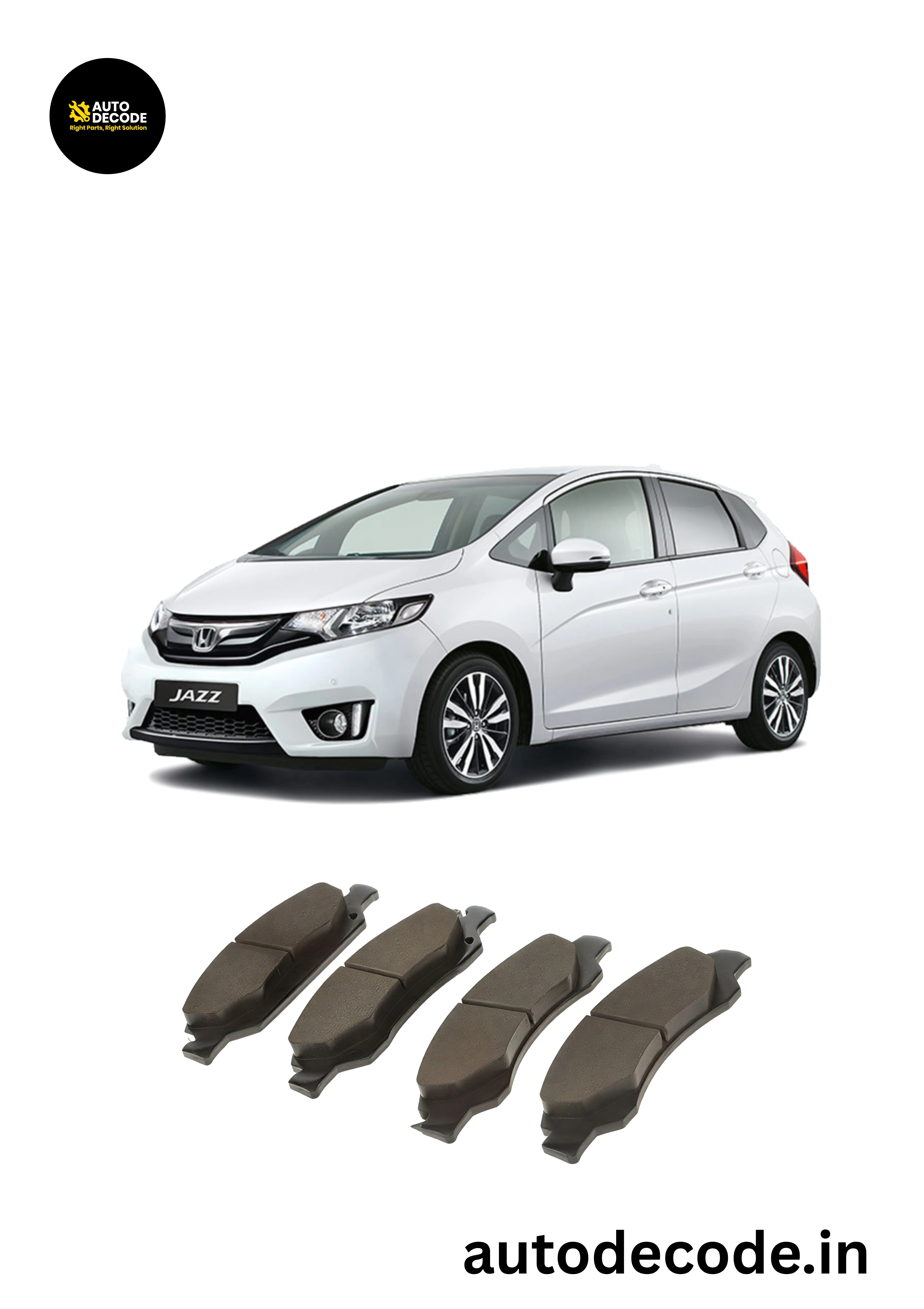 Front Brake Pads For Honda City / Jazz / WR-V – TVS