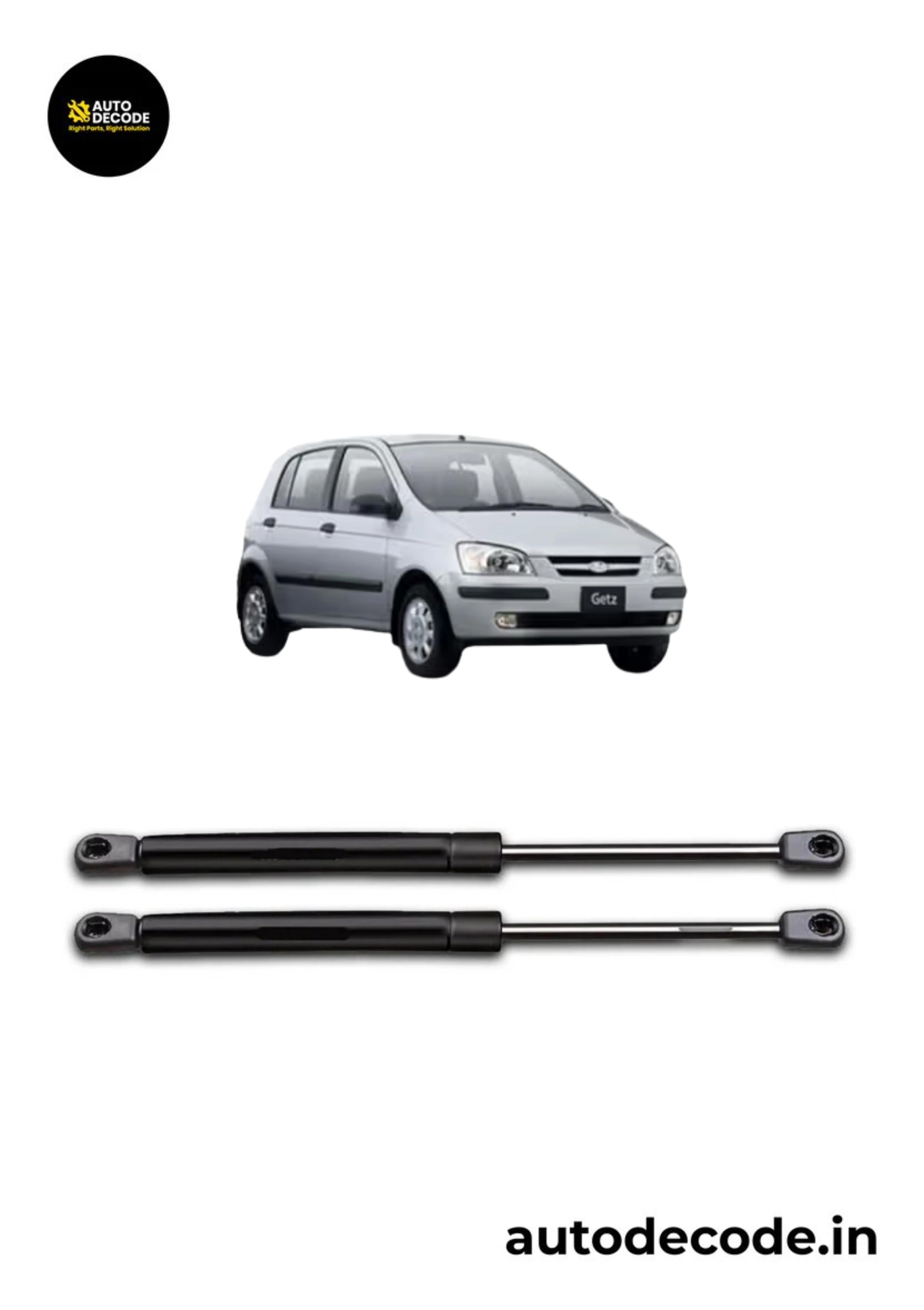 Boot Gas Struts for Hyundai Getz | Dicky Lift Support | Set of 2 - Image 2