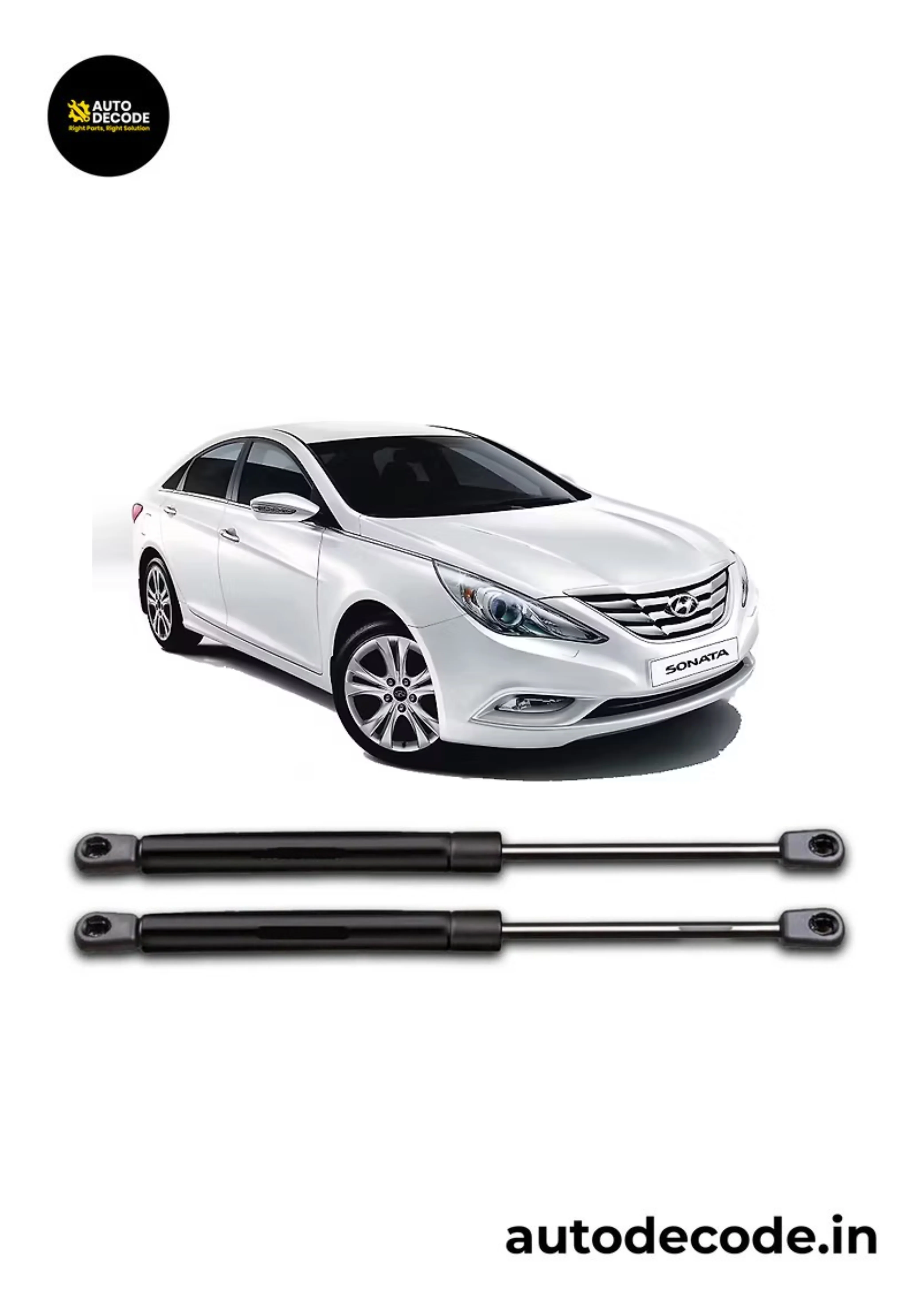 Boot Gas Struts for Hyundai Sonata | Dicky Lift Support | Set of 2 - Image 2