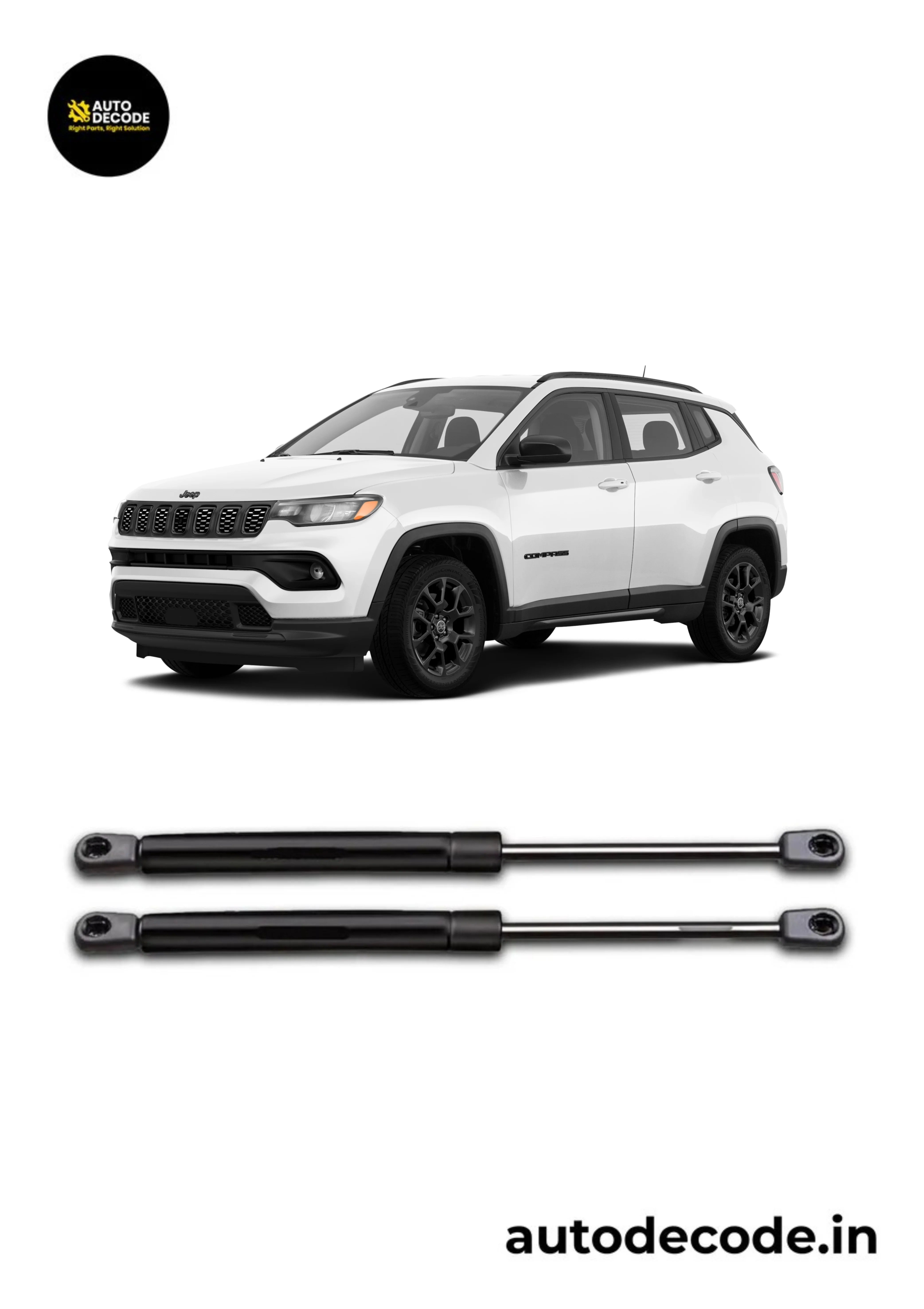 Boot Gas Struts for Jeep Compass | Dicky Lift Support | Set of 2 - Image 2