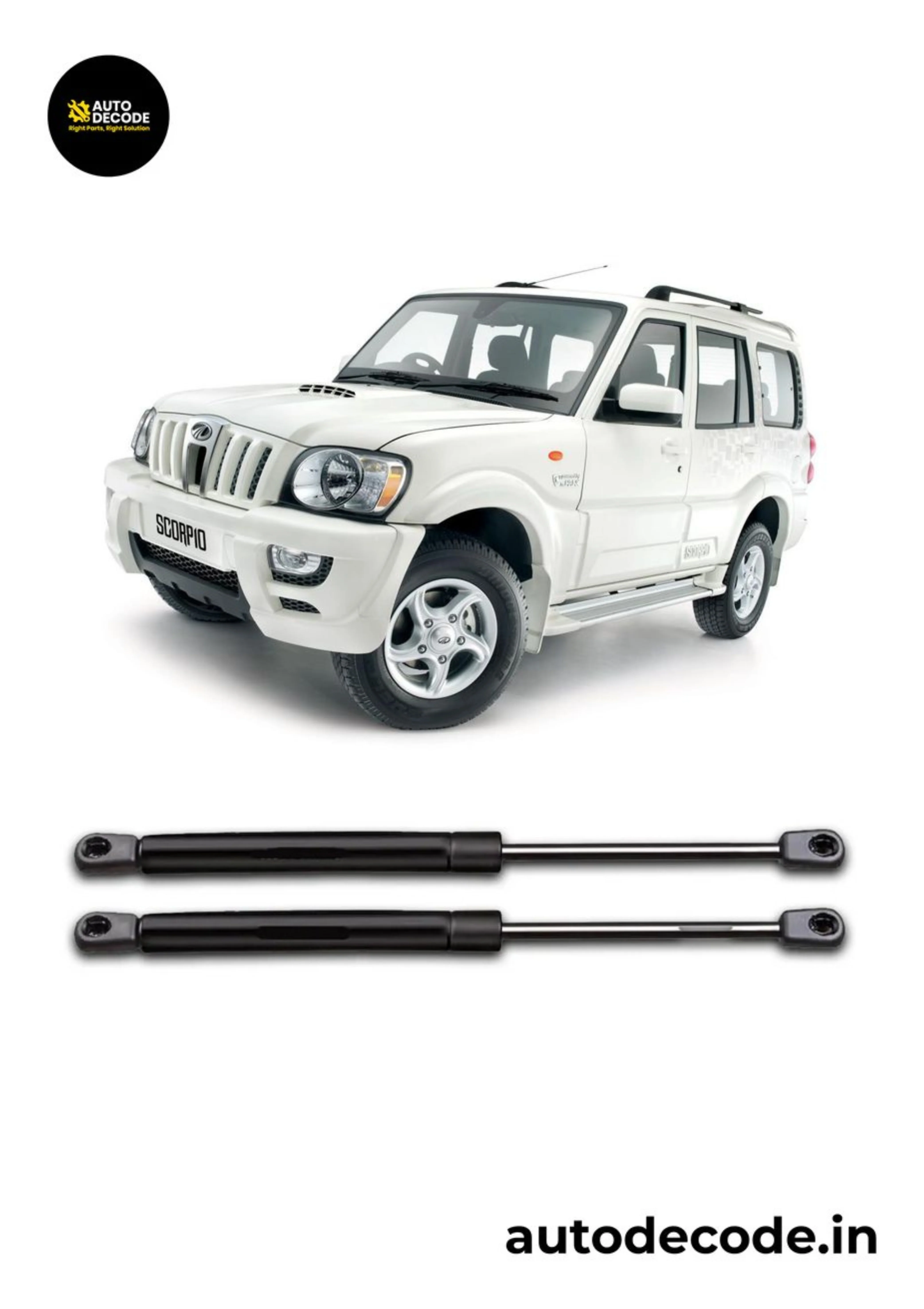Boot Gas Struts for Mahindra Hawk | Dicky Lift Support | Set of 2 - Image 2