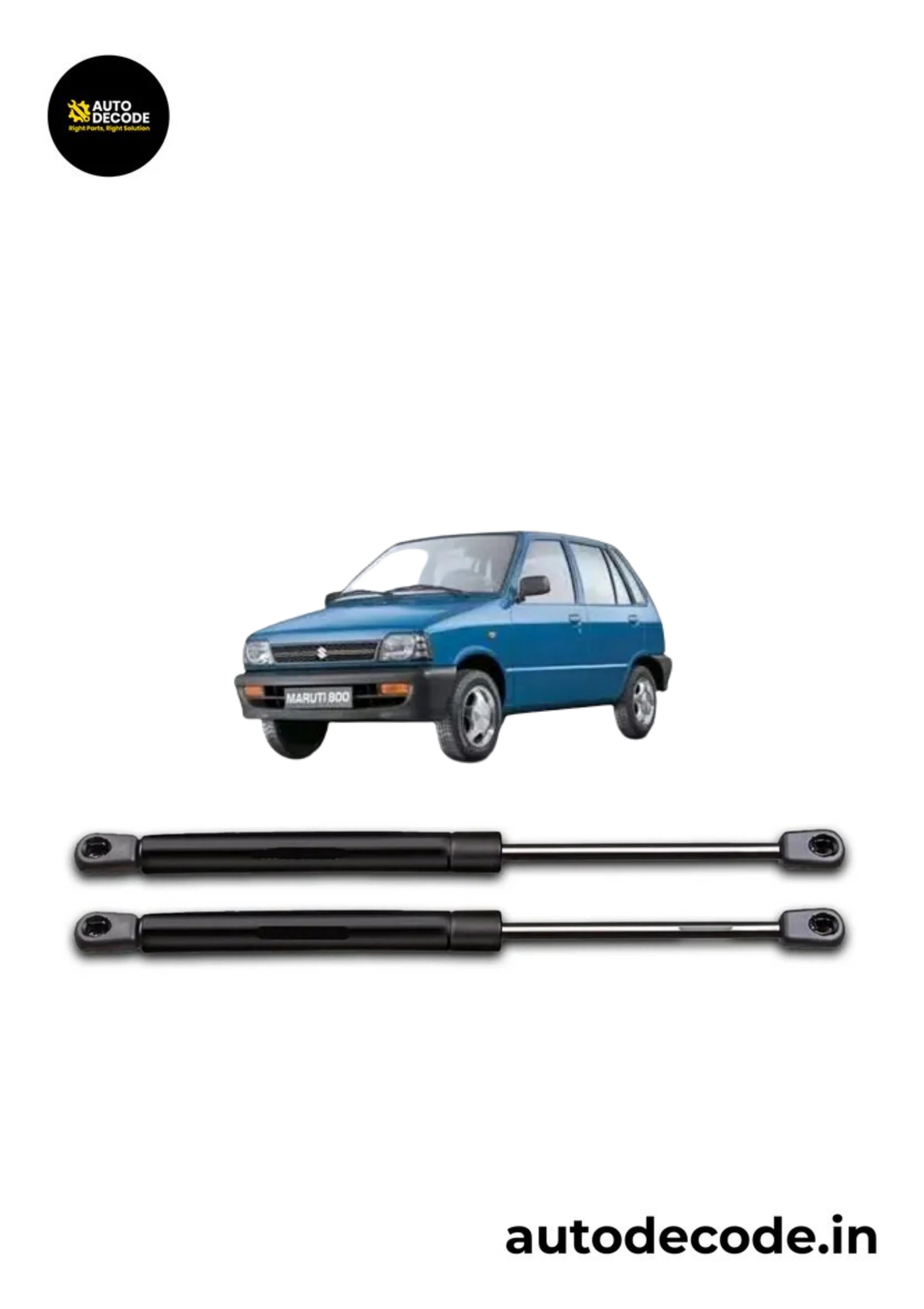Boot Gas Struts for Maruti 800 | Dicky Lift Support | Set of 2 - Image 2