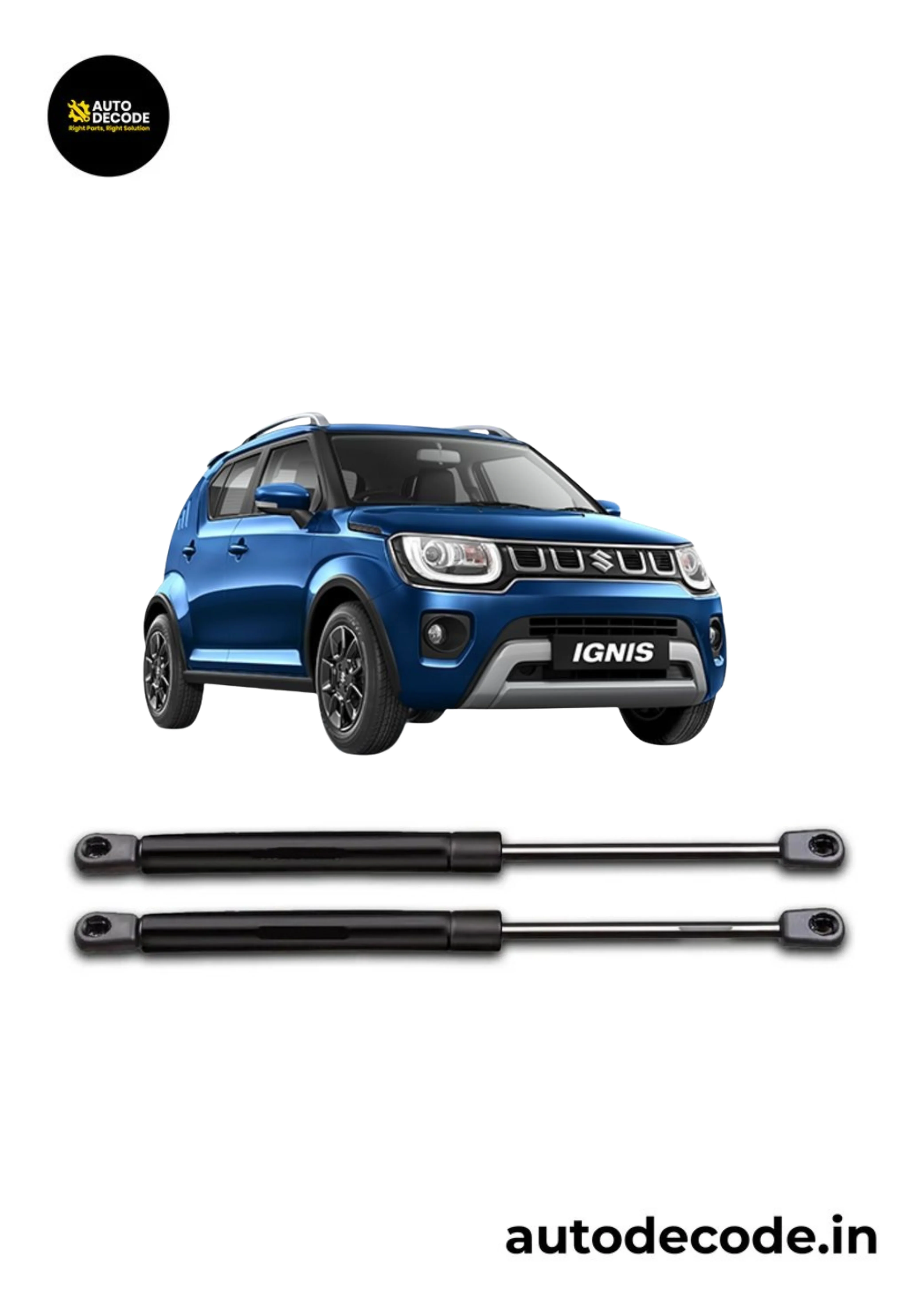 Boot Gas Struts for Maruti Ignis | Dicky Lift Support | Set of 2 - Image 2