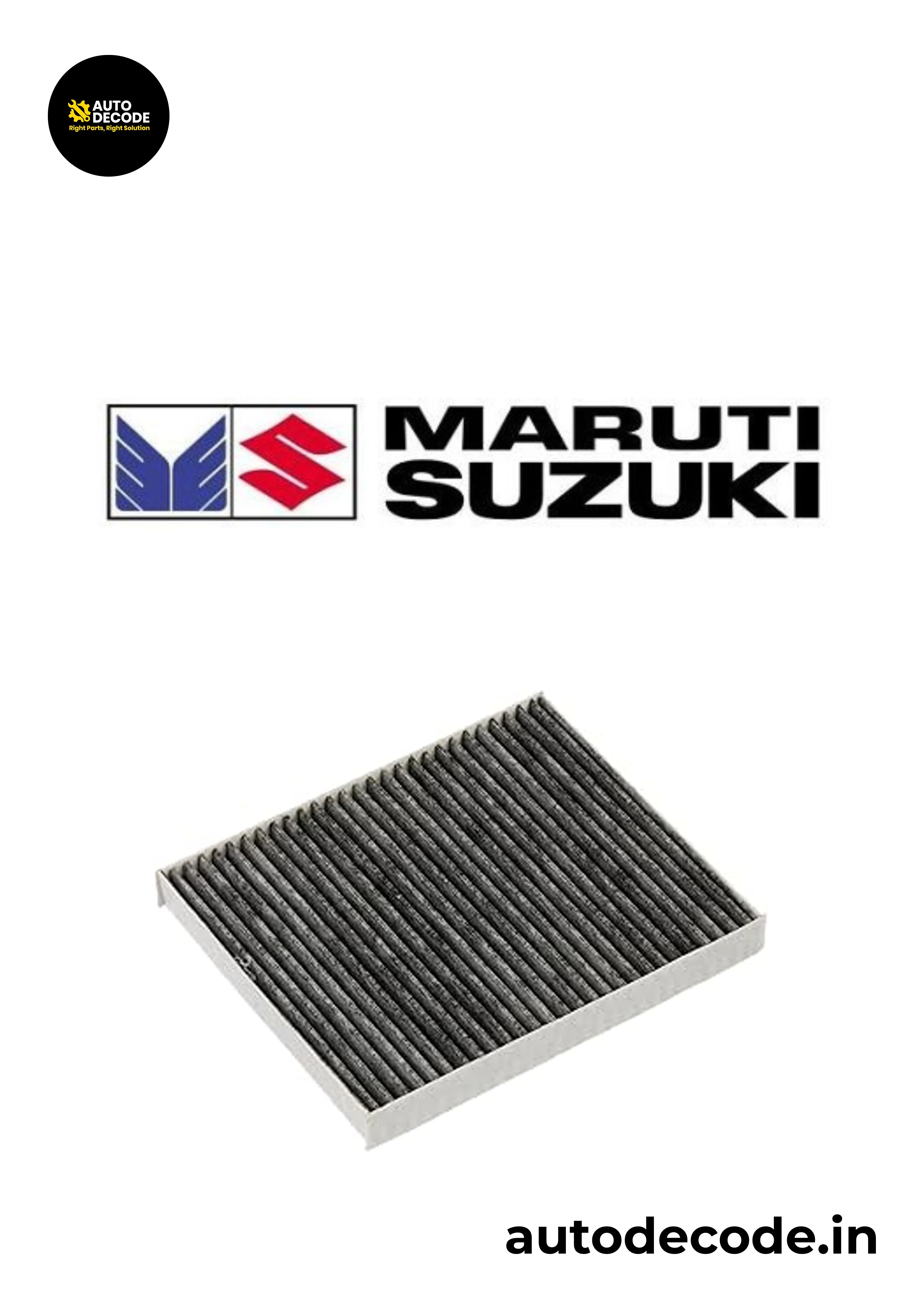 Maruti Suzuki Activated Carbon Cabin Filter - Image 2