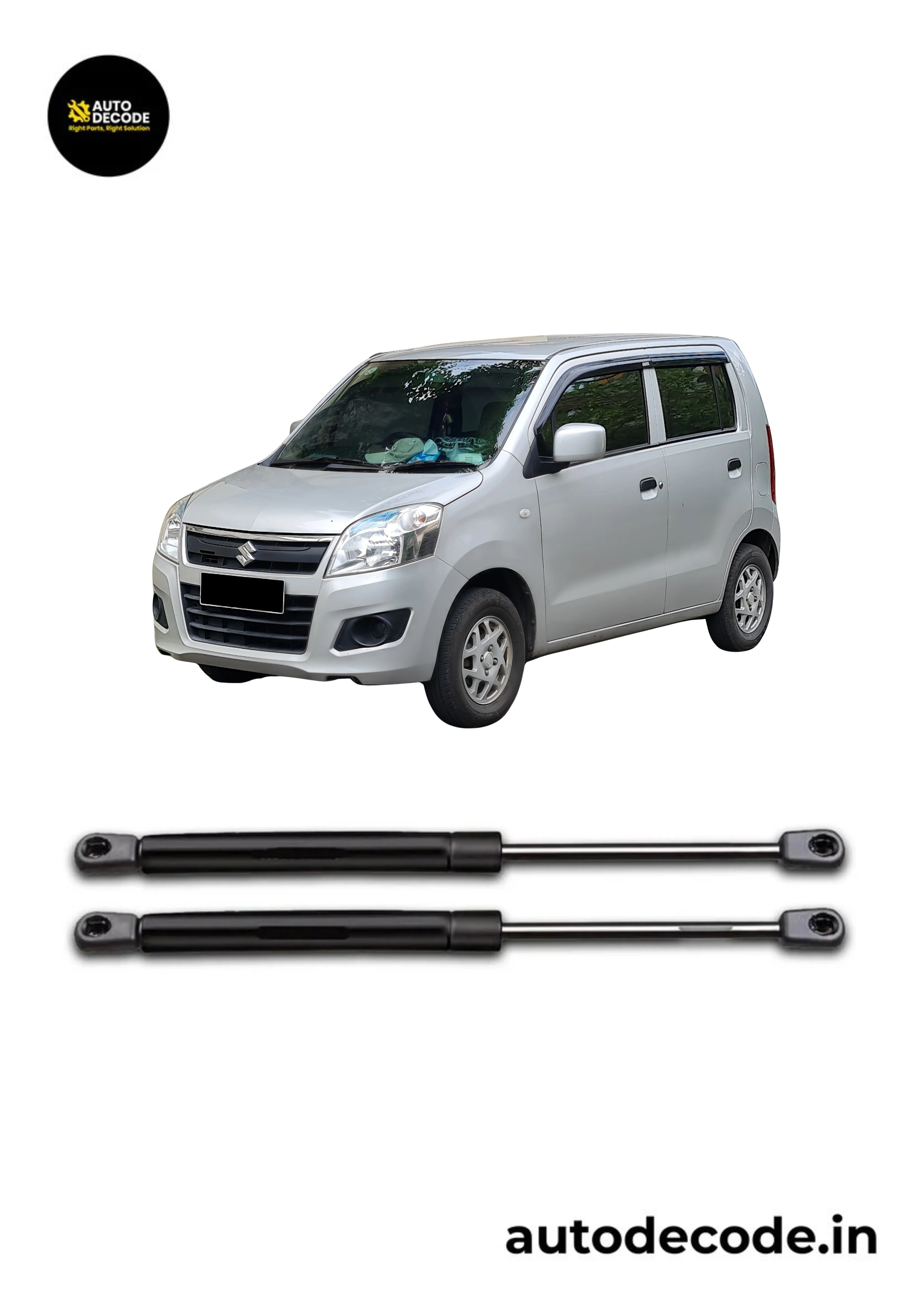 Boot Gas Struts for Maruti Suzuki Wagon R | Dicky Lift Support | Set of 2 - Image 2