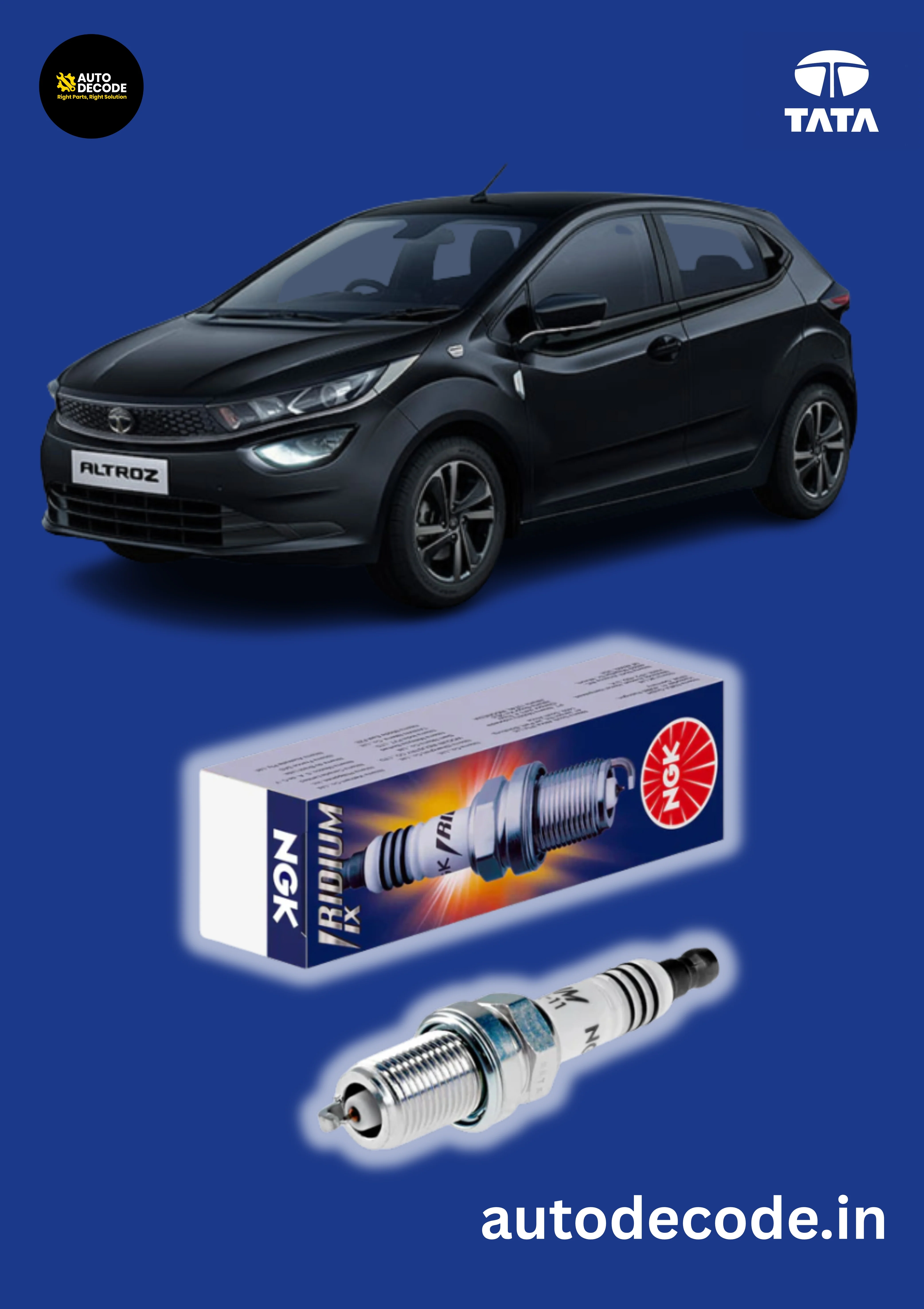 NGK Iridium Spark Plugs LKR7BIX-P | Tata Motors - Image 4
