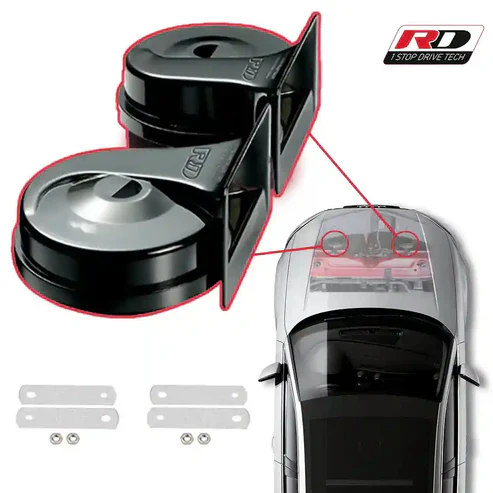 RD Car Horns RD CH01 | Twin Tone 12V Car Horn Pair - Image 6