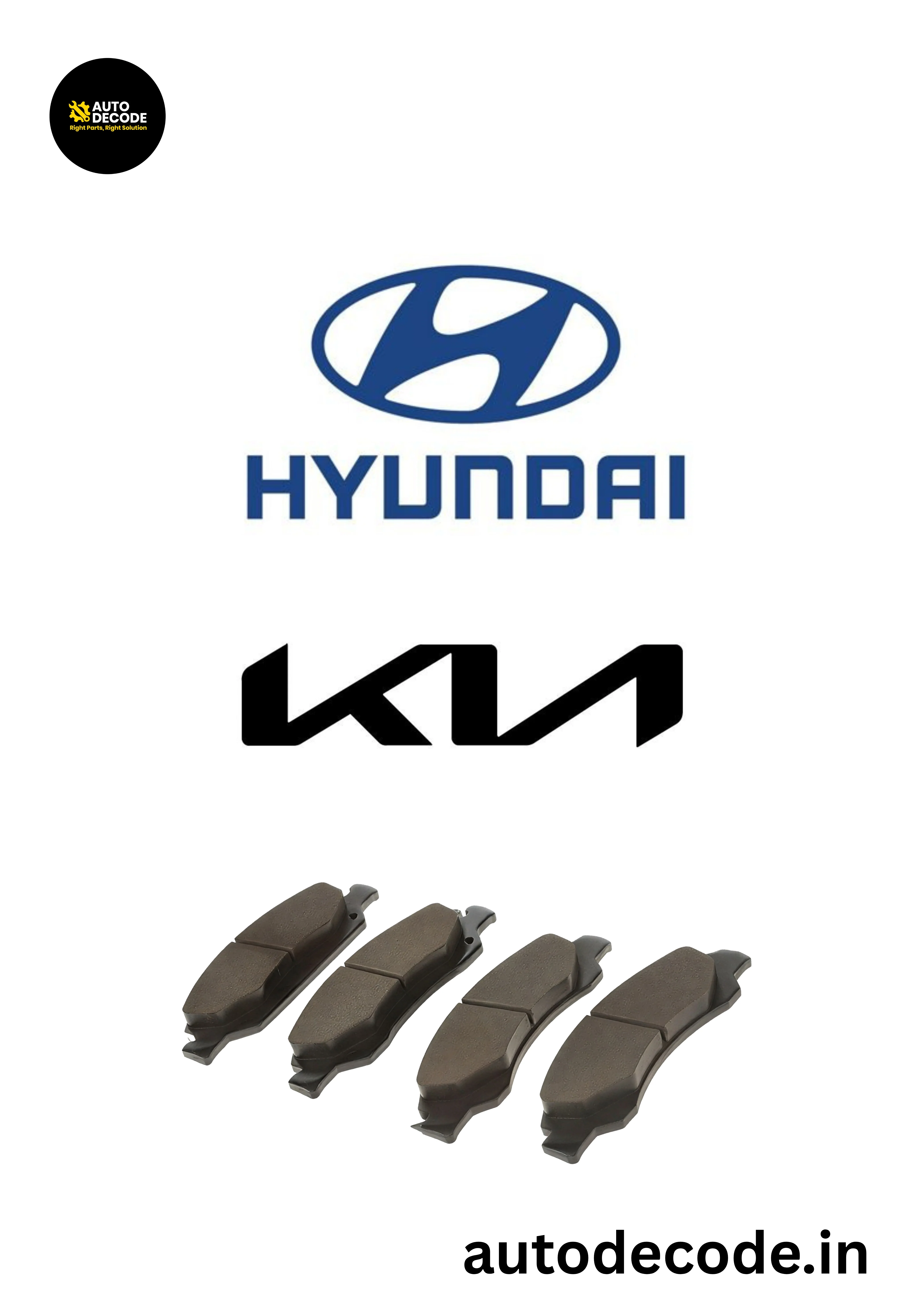 Front Brake Pads For Hyundai Creta / Kia Seltos / Carens – TVS