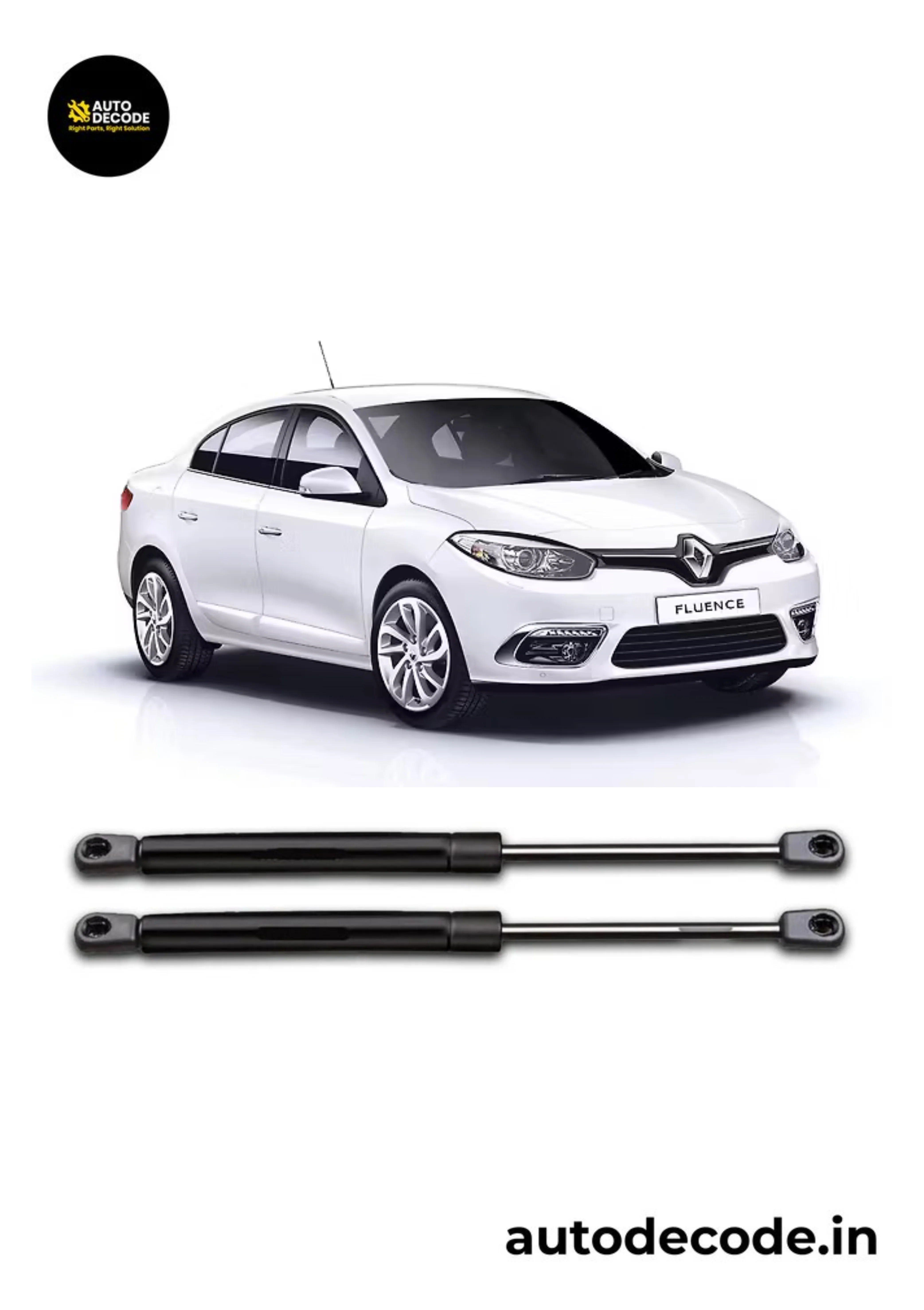 Boot Gas Struts for Renault Fluence | Dicky Lift Support | Set of 2 - Image 2
