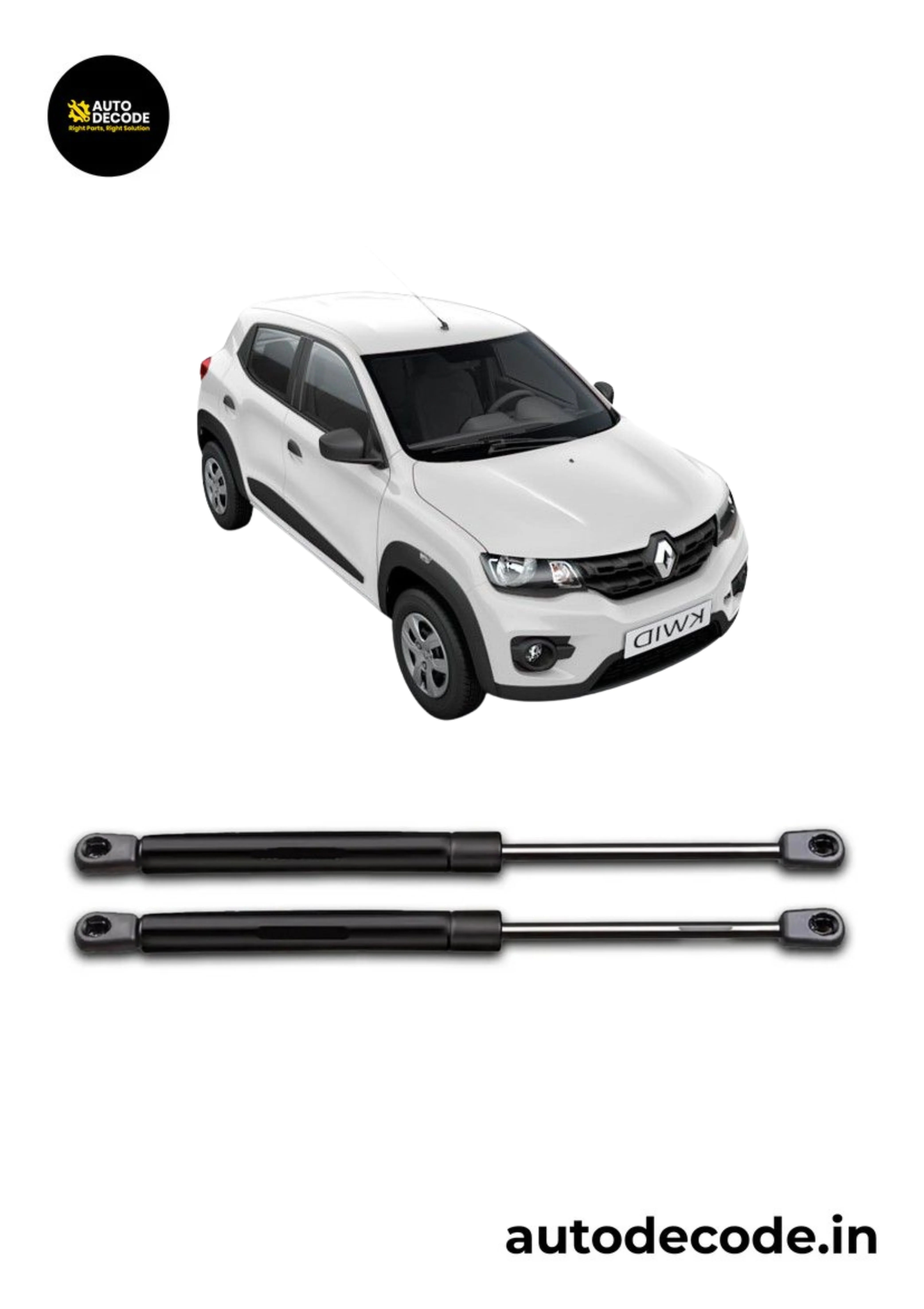 Boot Gas Struts for Renault Kwid | Dicky Lift Support | Set of 2 - Image 2