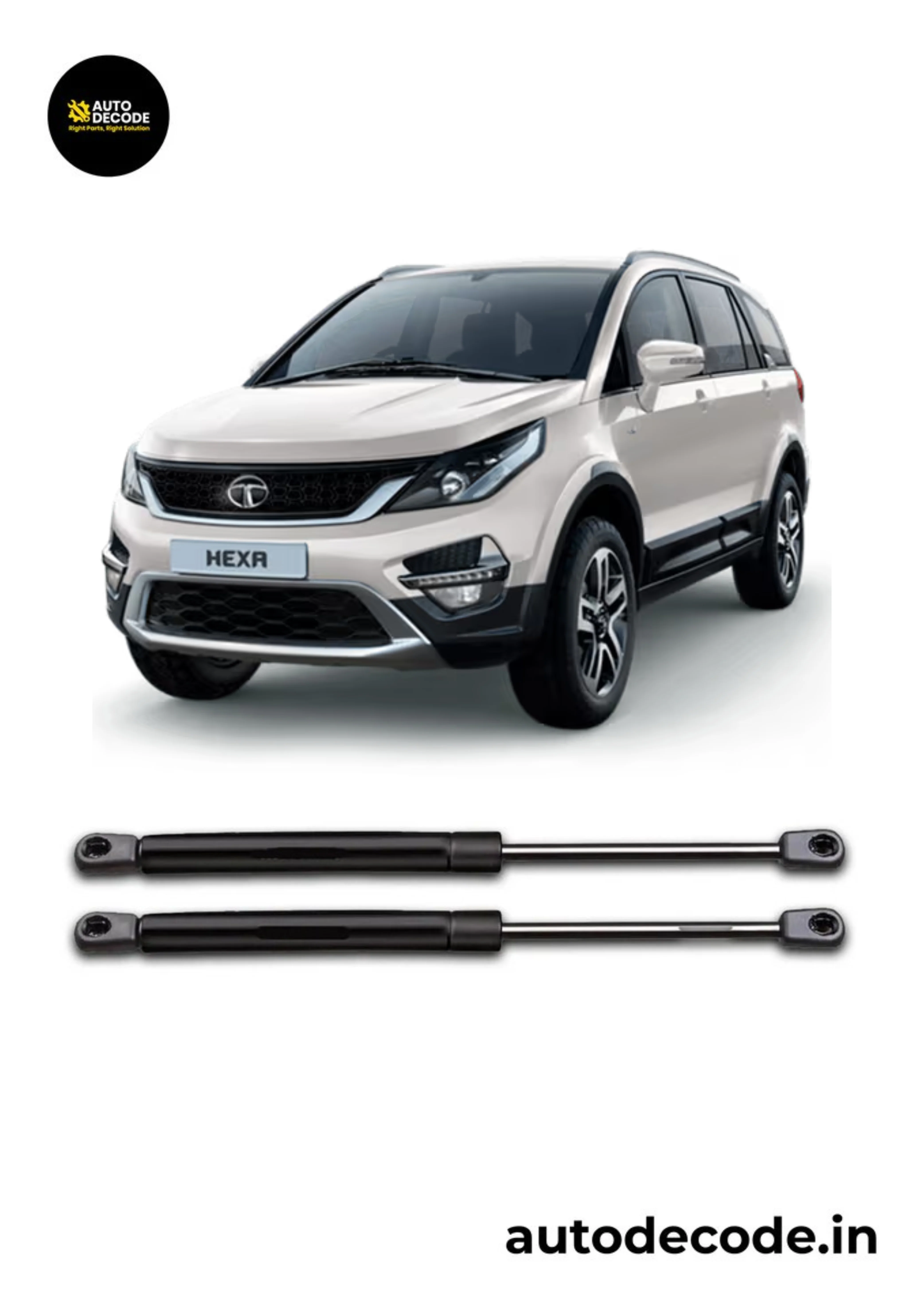 Boot Gas Struts for Tata Hexa | Dicky Lift Support | Set of 2 - Image 2