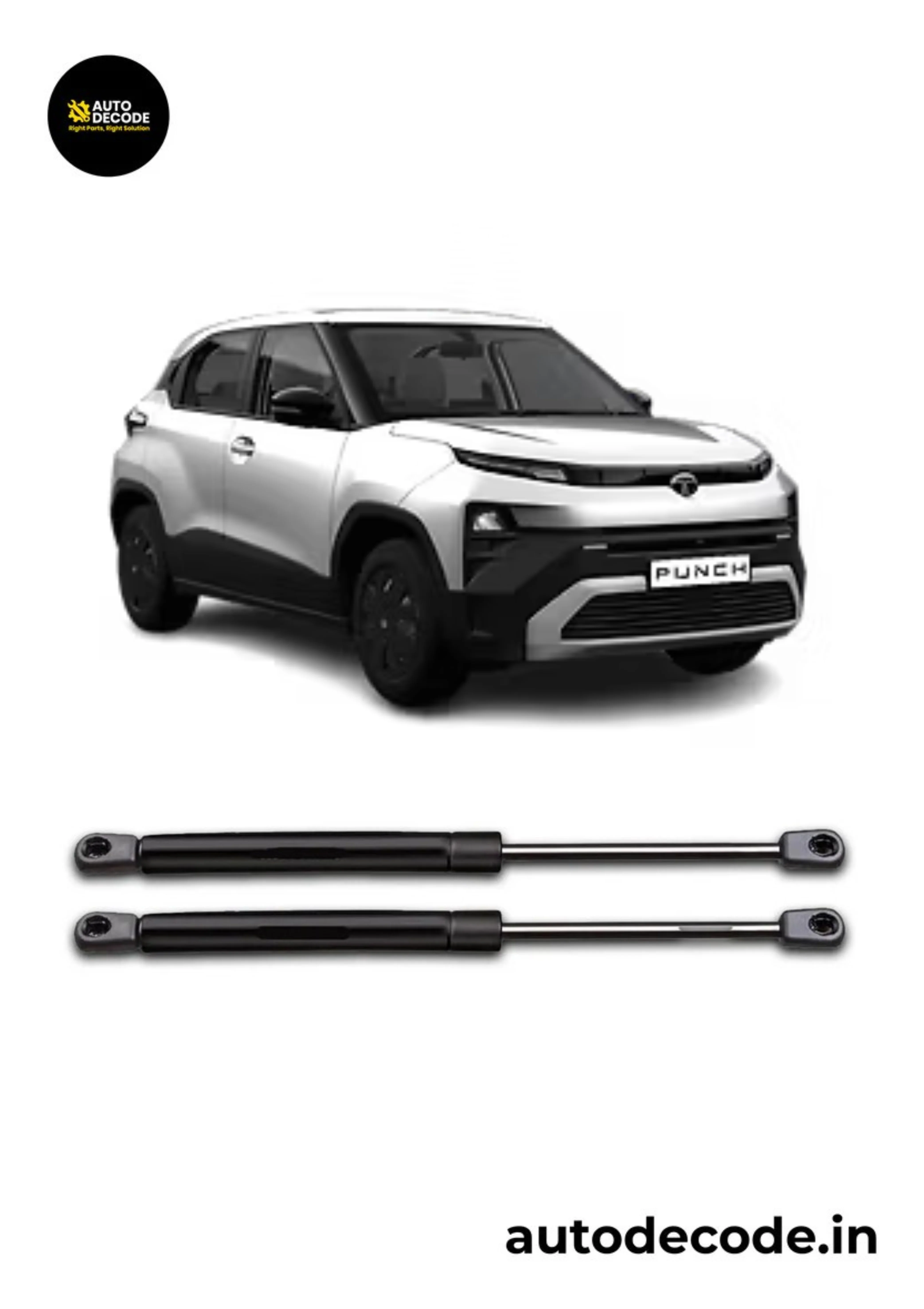 Boot Gas Struts for Tata Punch | Dicky Lift Support | Set of 2 - Image 2