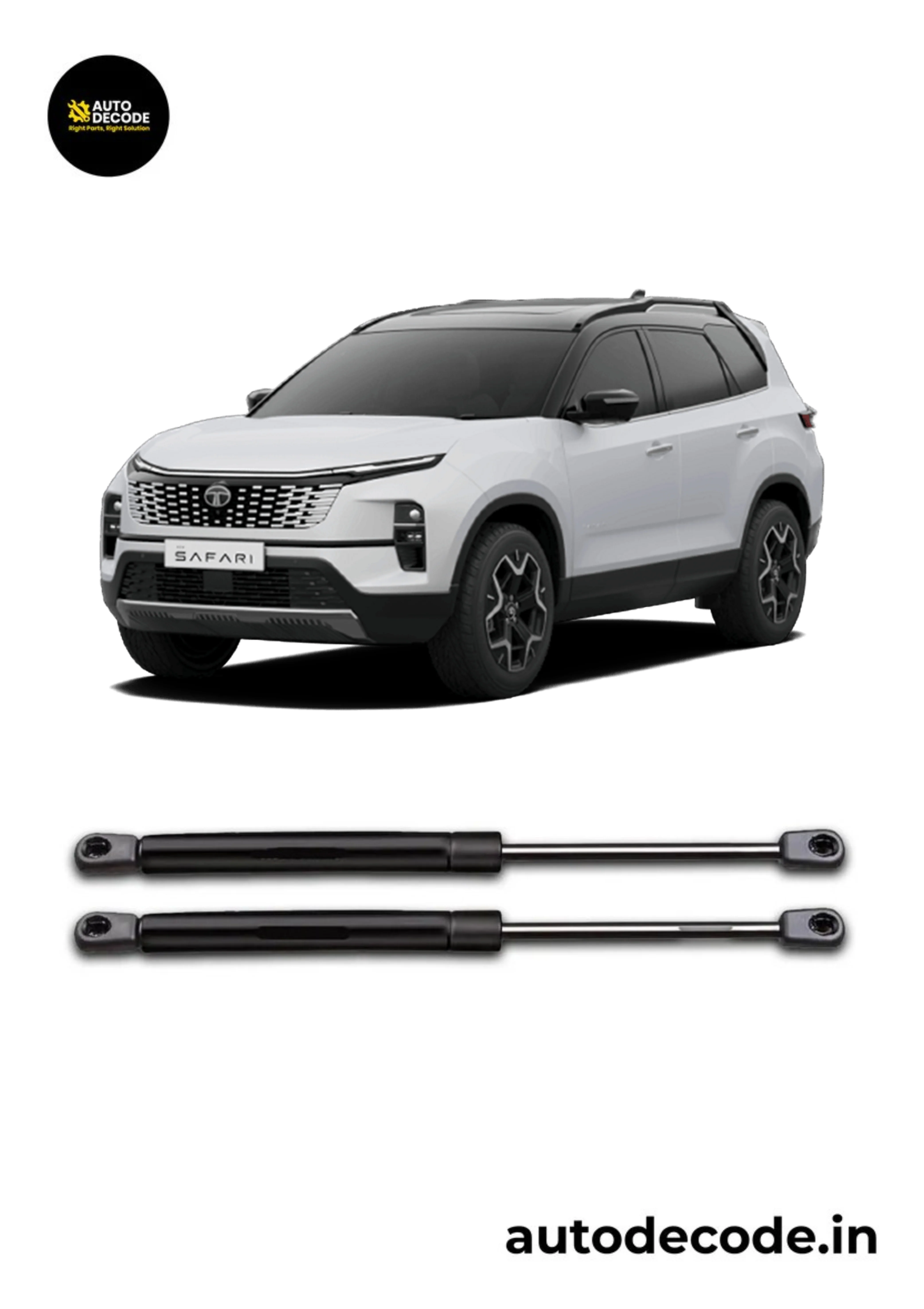 Boot Gas Struts for Tata Safari | Dicky Lift Support | Set of 2 - Image 2