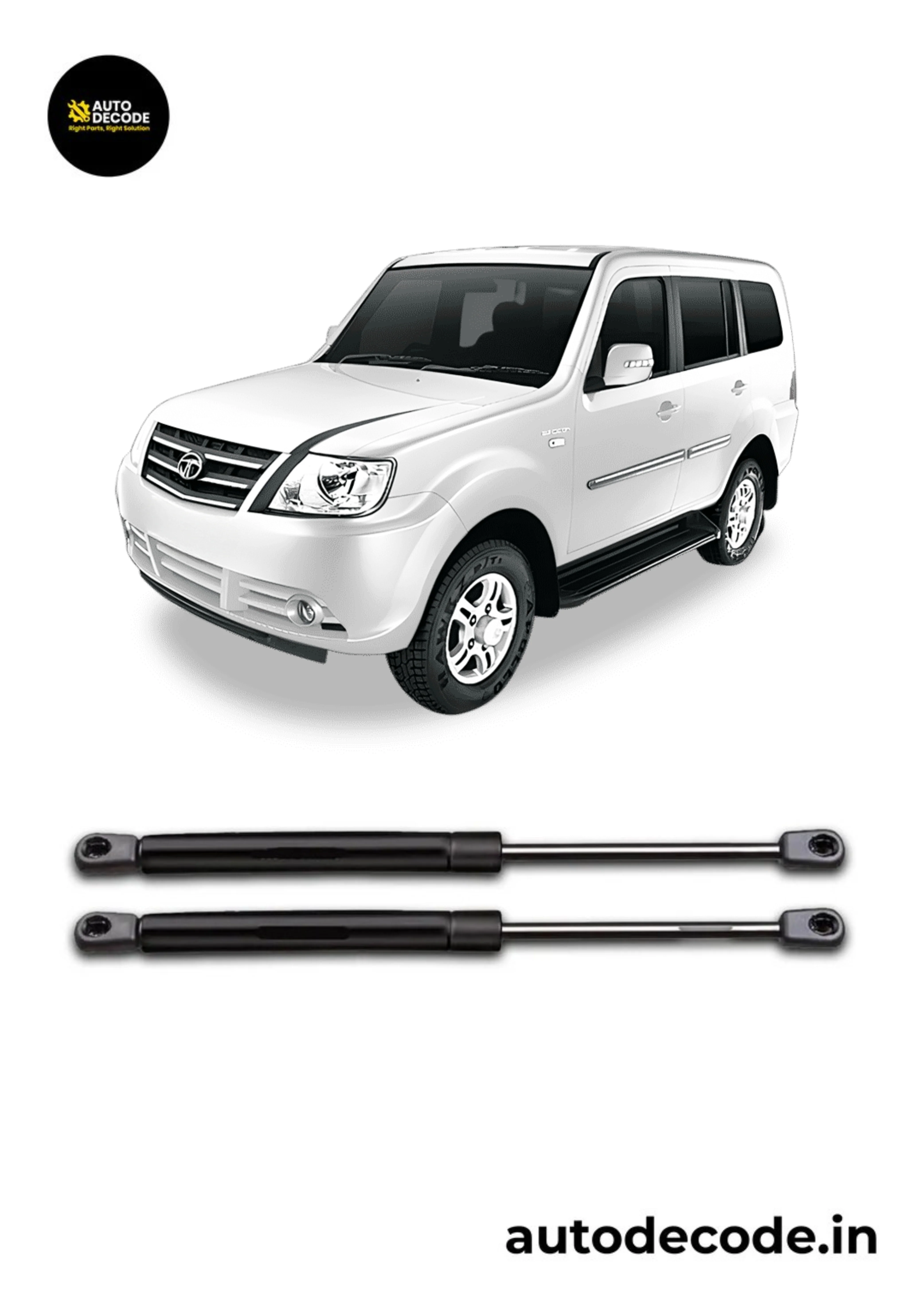 Boot Gas Struts for Tata Sumo Vista | Dicky Lift Support | Set of 2 - Image 2