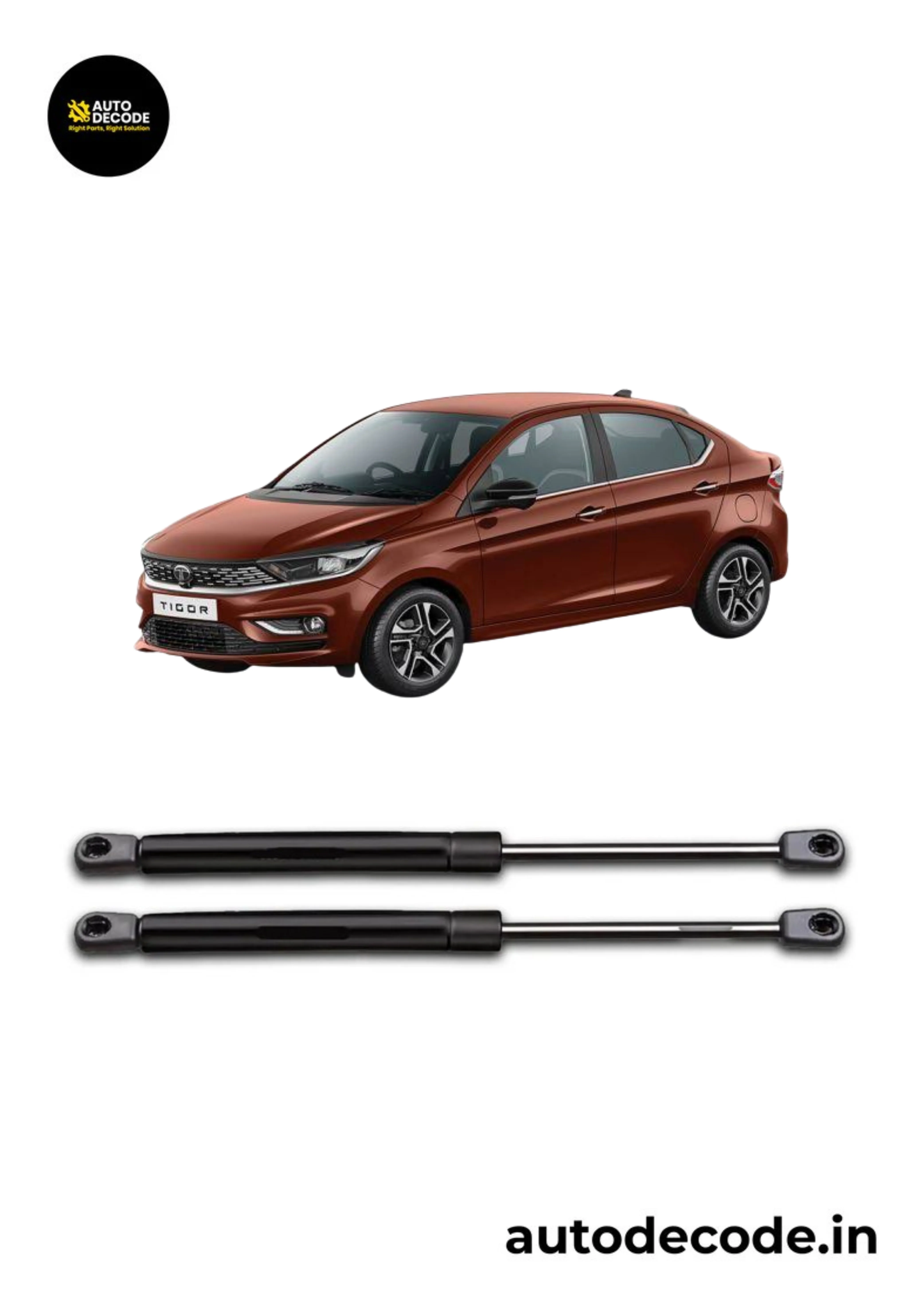 Boot Gas Struts for Tata Tigor | Dicky Lift Support | Set of 2 - Image 2