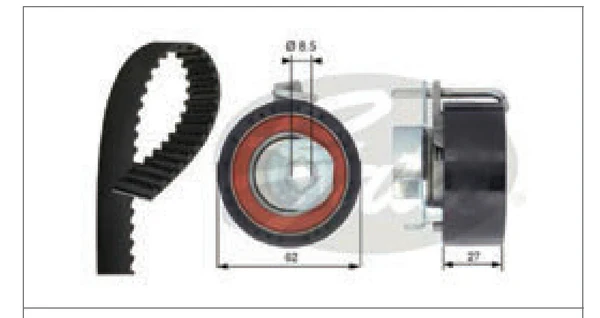 Timing Belt Kit for Ford EcoSport 1.5L Petrol – Gates - Image 3