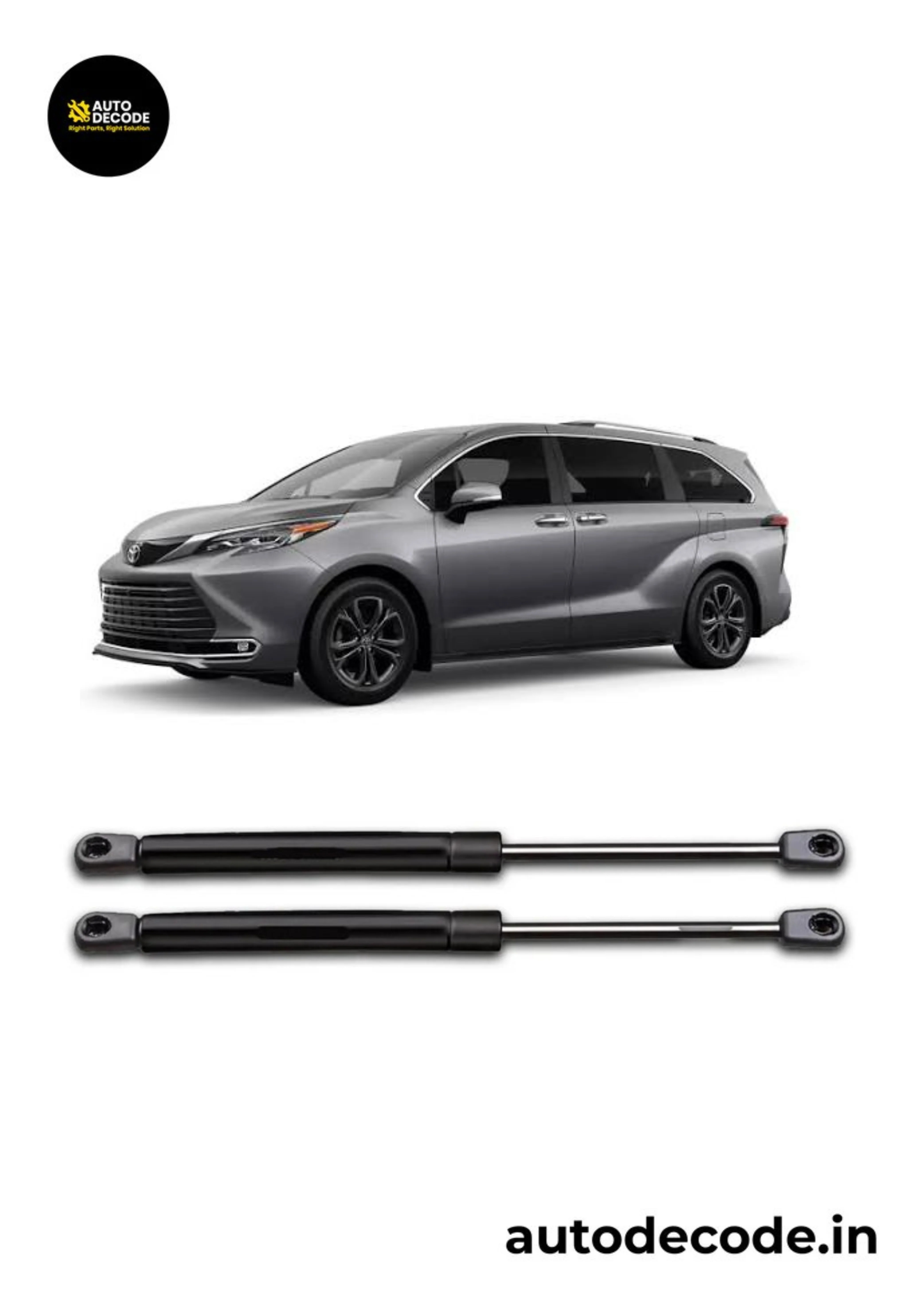 Boot Gas Struts for Toyota Sienna | Dicky Lift Support | Set of 2 - Image 2