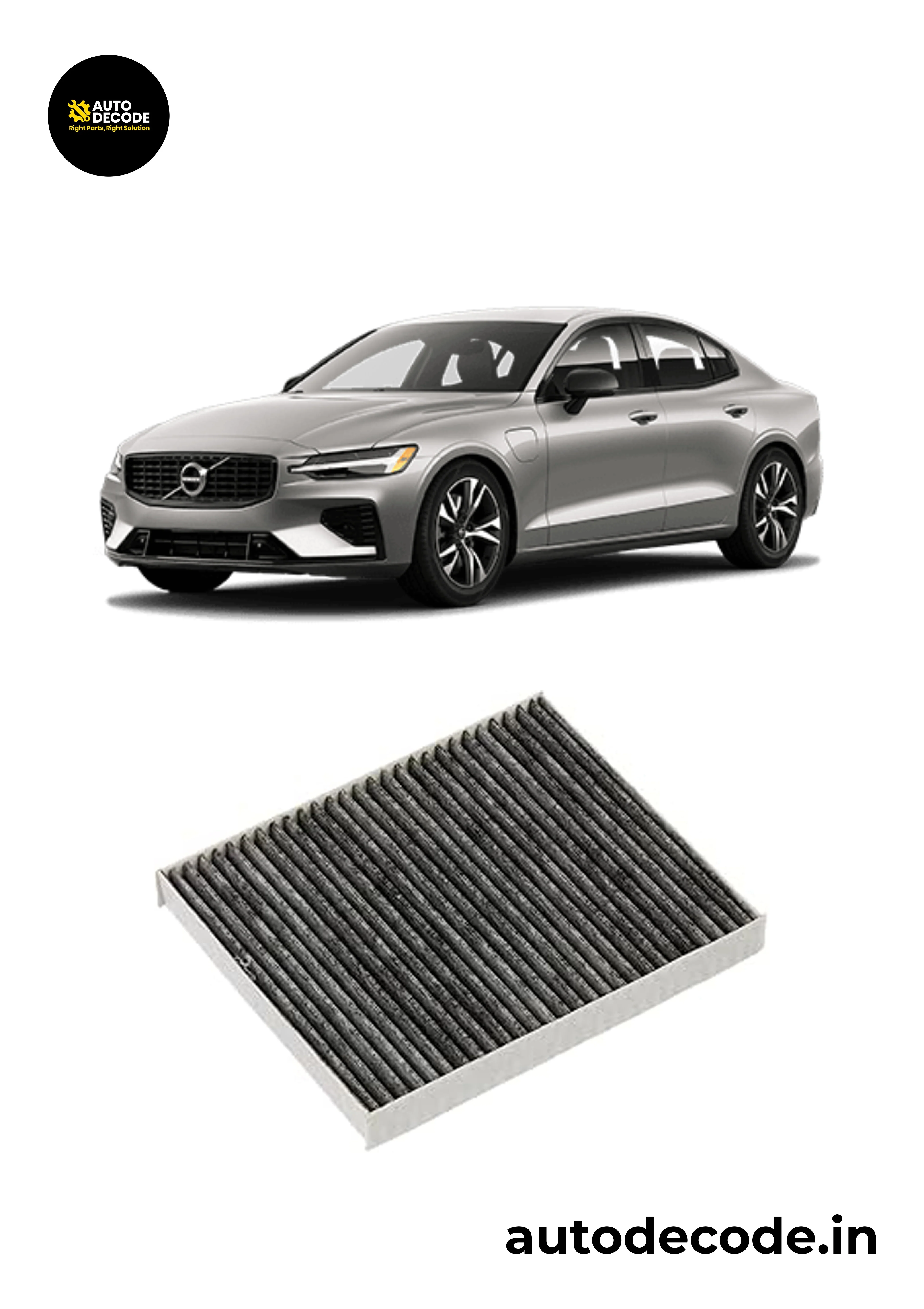 Activated Carbon Cabin Filter for Volvo S60 - Image 2